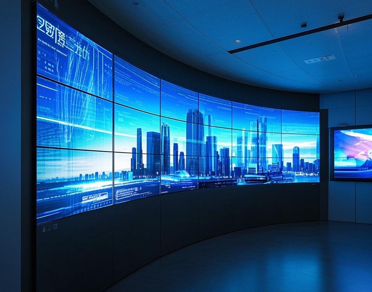 曲面液晶拼接屏：展廳展示的絕佳之選？